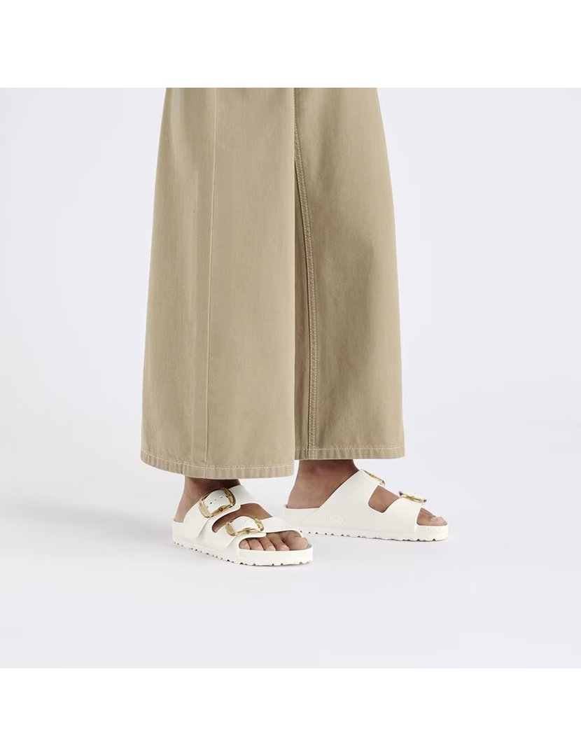 Sandálias Arizona Big Buckle Eva Eggshell Estreito