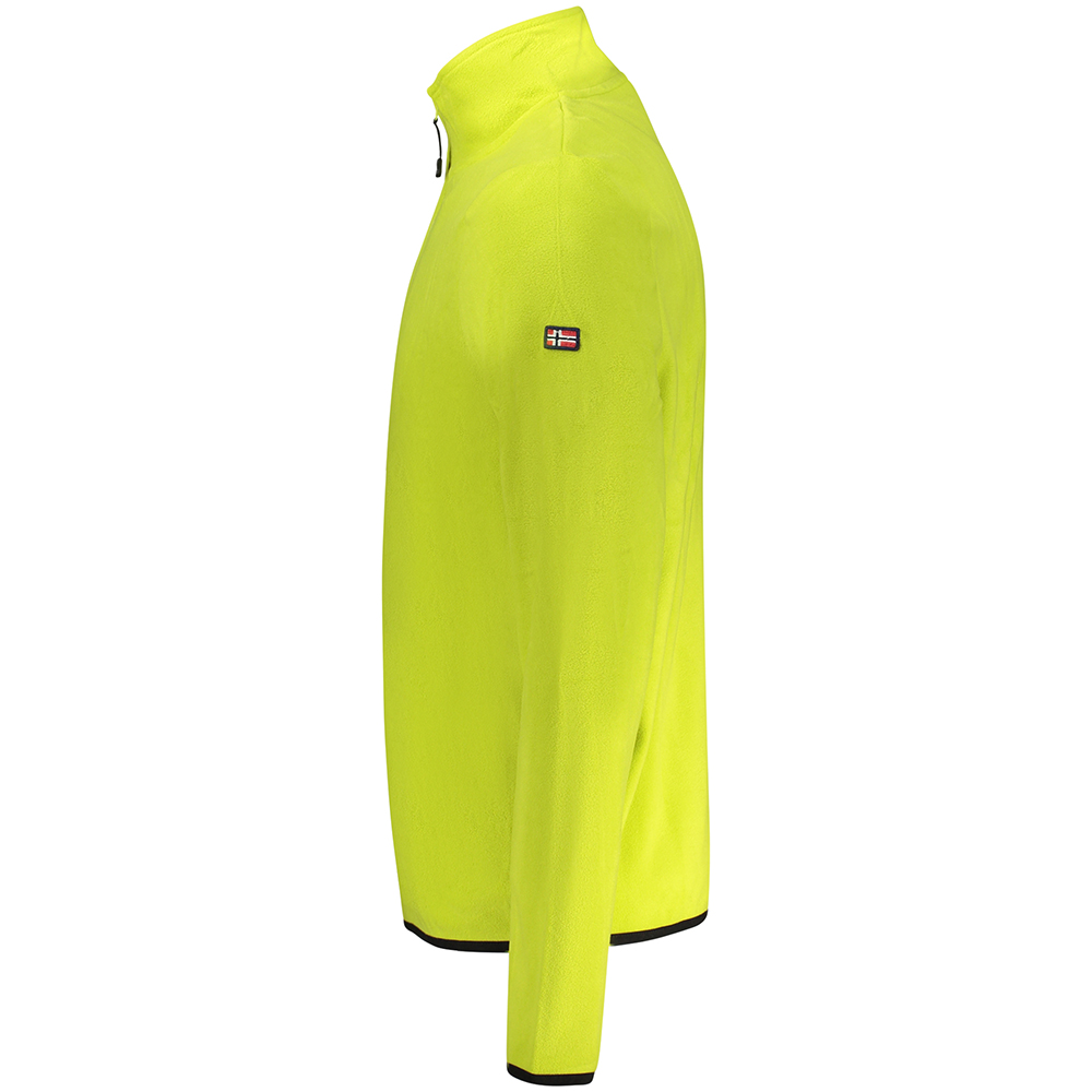 Pólo Desportivo Homem Meio Fecho Verde