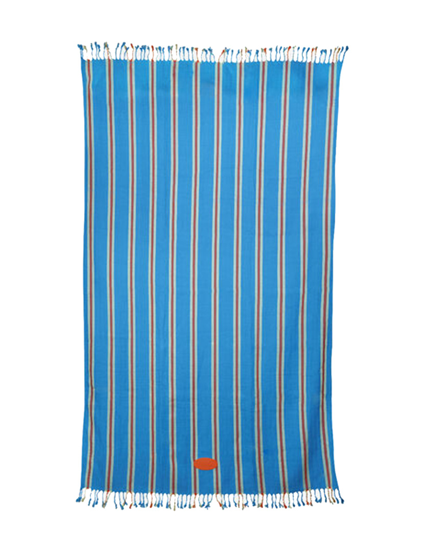 Toalha Pareo Azul e Laranja