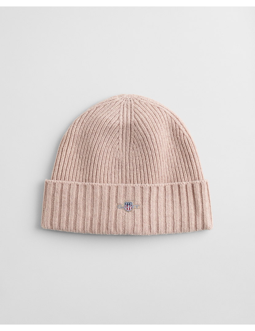 Gorro Unisexo de Lã Rosa Nude
