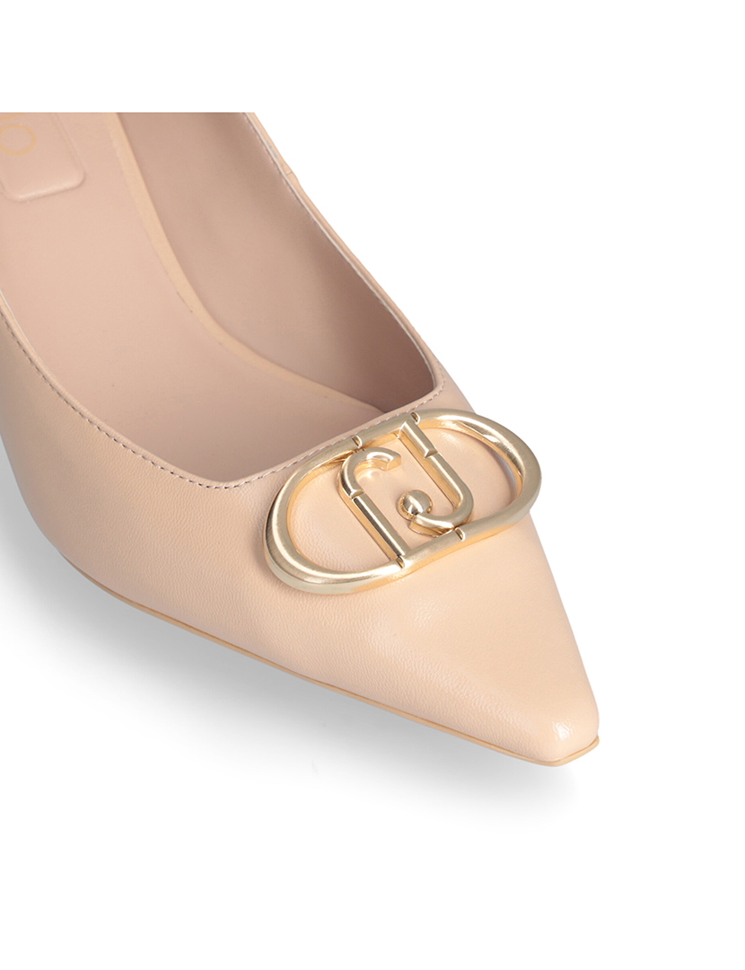 Sapatos com salto Senhora Creme