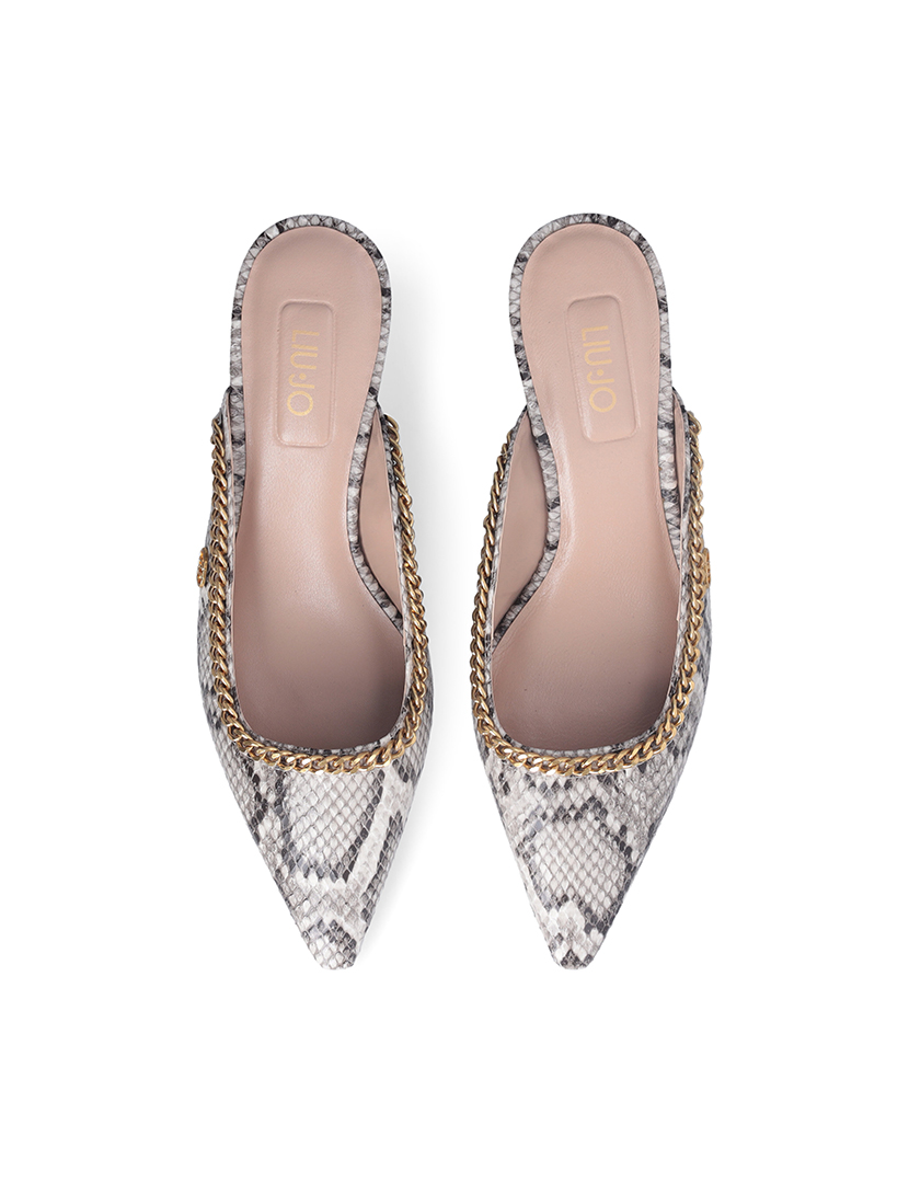 Sapatos com salto Senhora Python