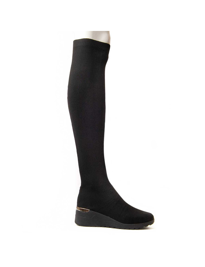 Botas com Salto Senhora Preto