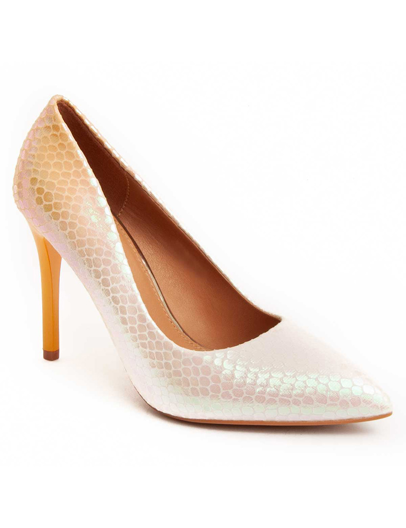 Sapatos de Salto Senhora Amarelo