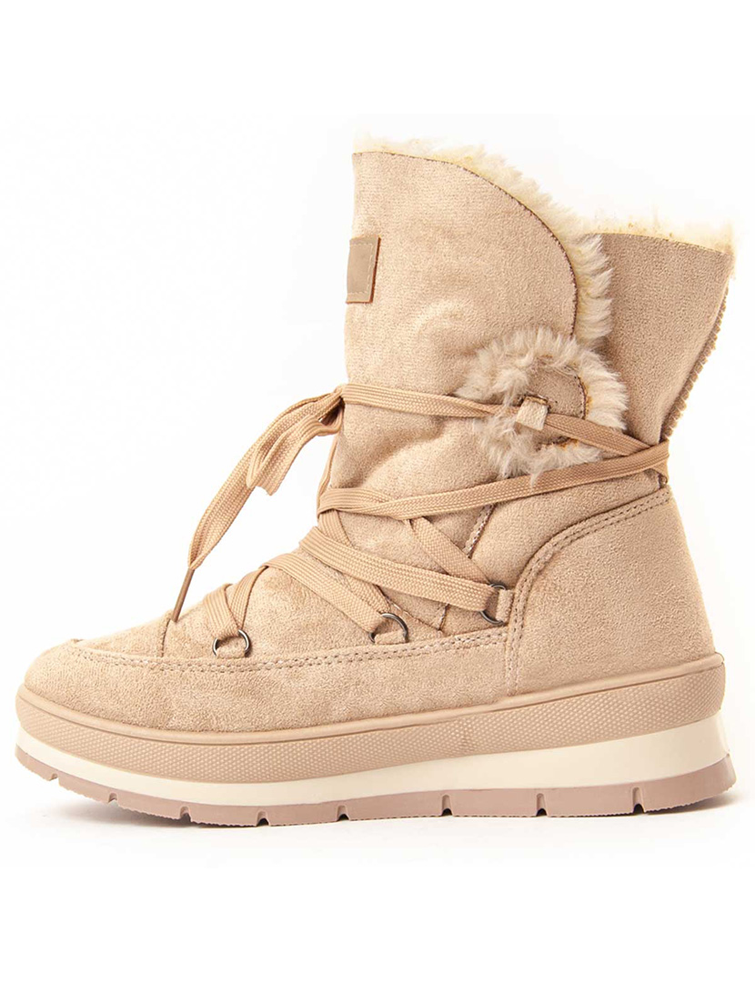 Botins de Plataforma Senhora Bege