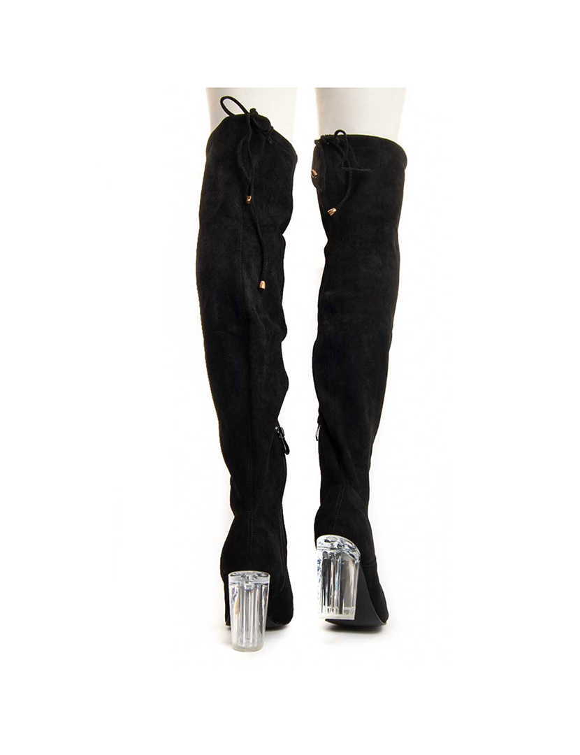 Botas de Salto Senhora Preto