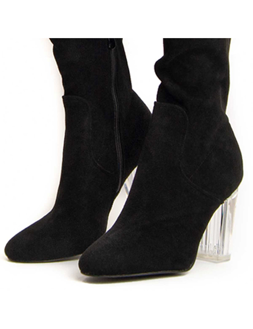Botas de Salto Senhora Preto