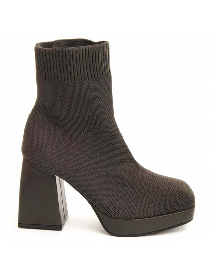 Botins Senhora Salto Alto Sixtynapal Verde