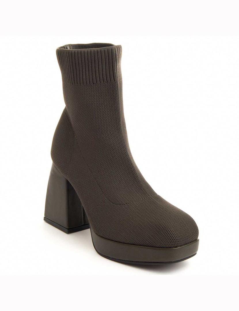 Botins Senhora Salto Alto Sixtynapal Verde