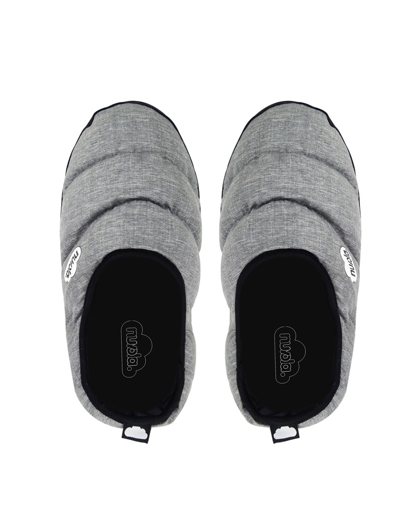 Pantufas Marmoreada Sola Borracha Cinzento