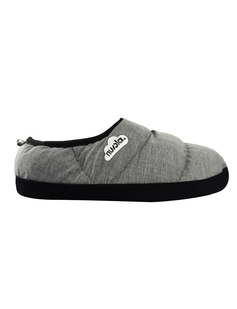 Pantufas Marmoreada Sola Borracha Cinzento