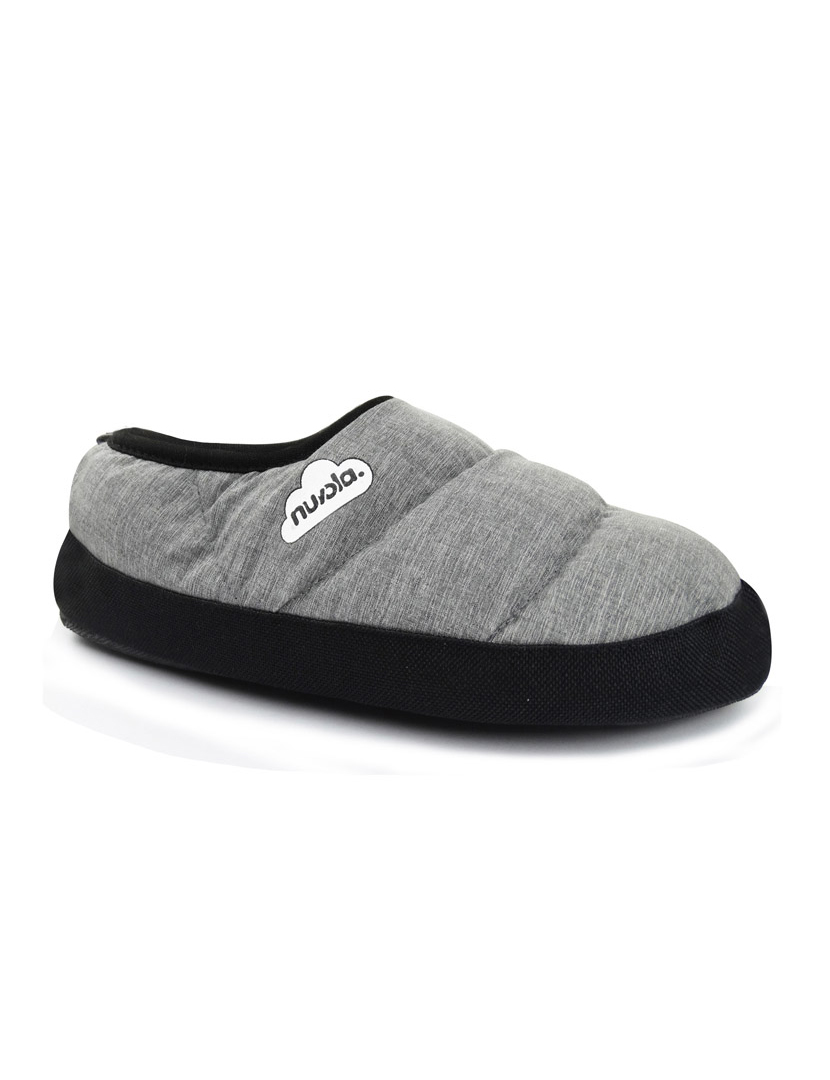Pantufas Marmoreada Sola Borracha Cinzento