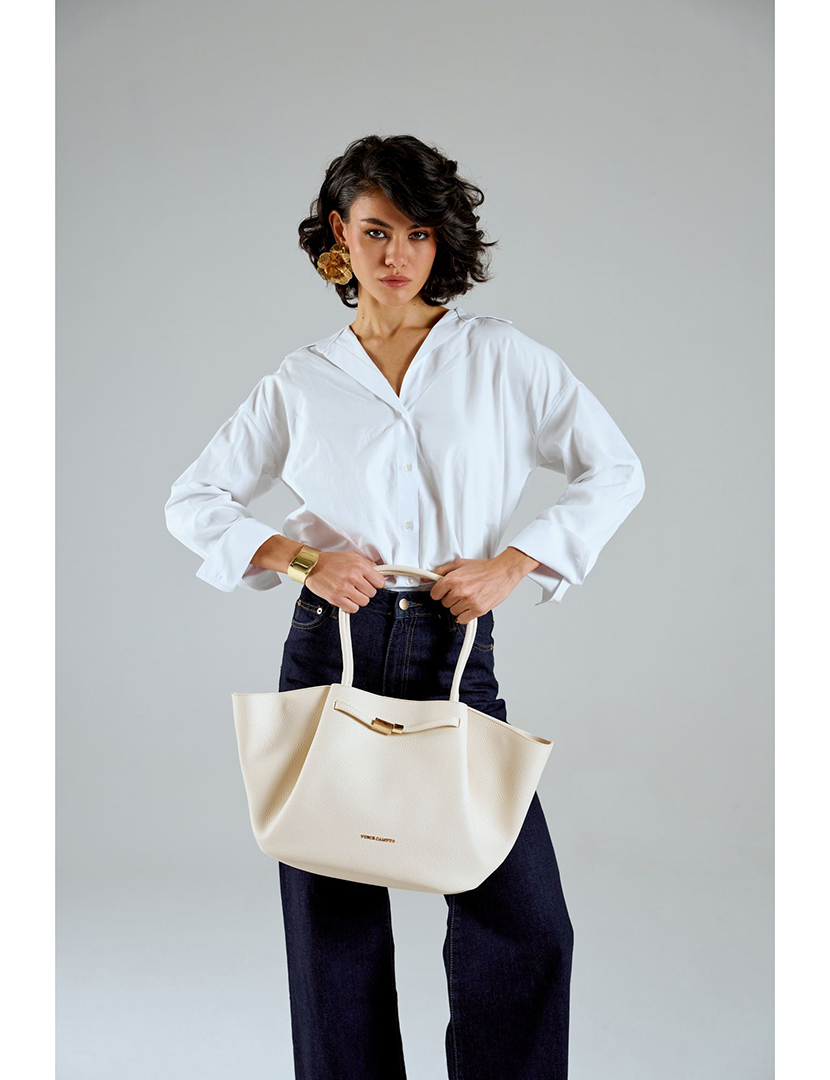 Tote Bag Senhora Prato Bege