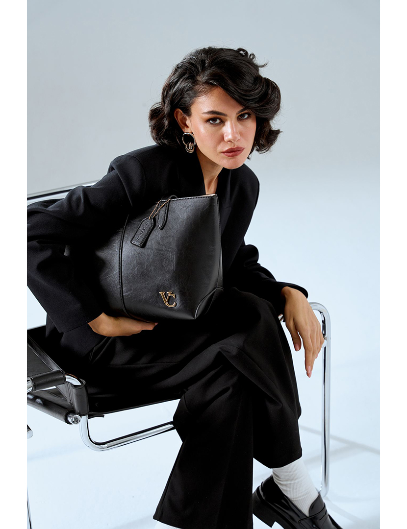 Tote Bag Senhora Savona Preto