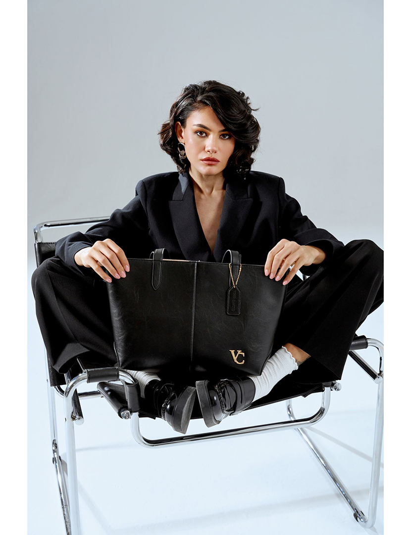 Tote Bag Senhora Savona Preto