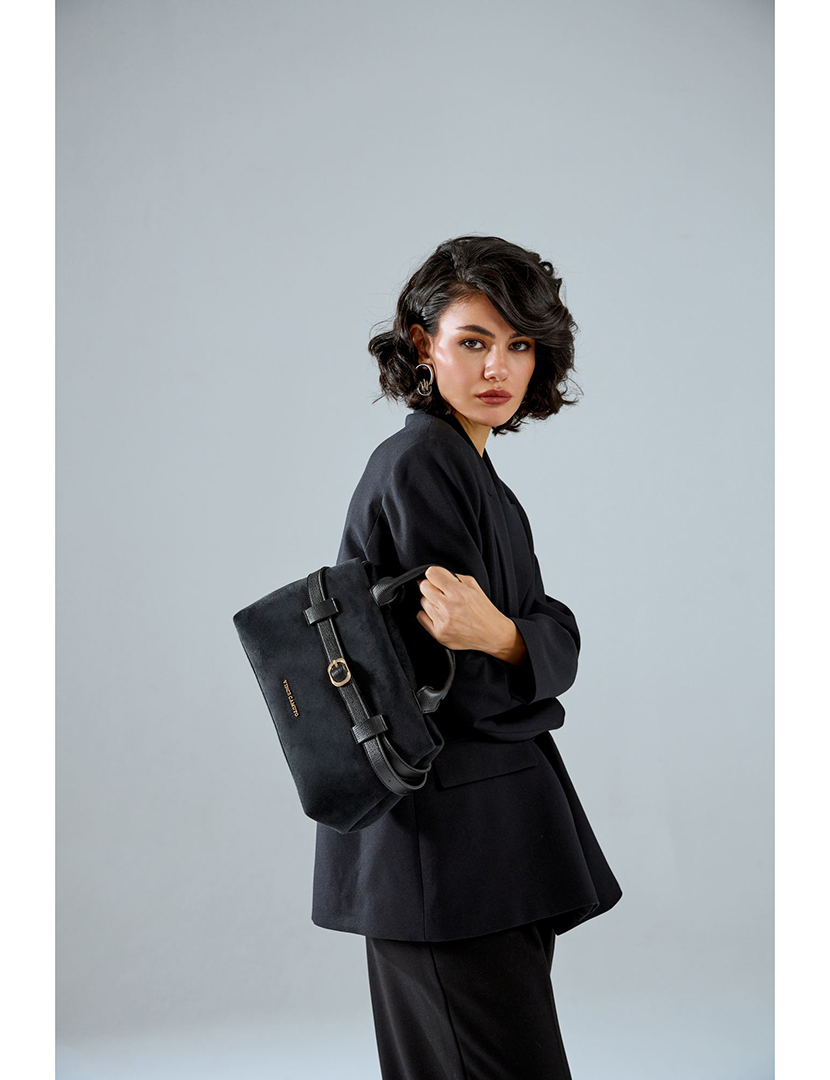 Tote Bag Senhora Vittoria Mini Preto
