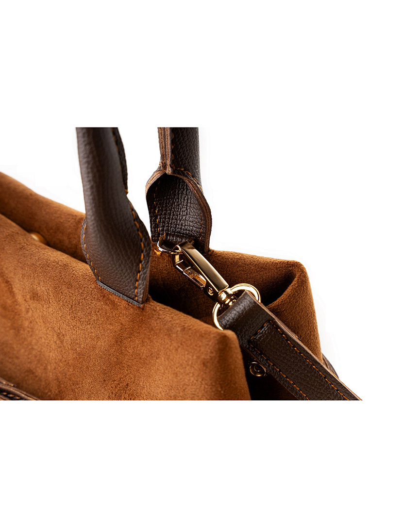 Tote Bag Senhora Vittoria Mini Castanho