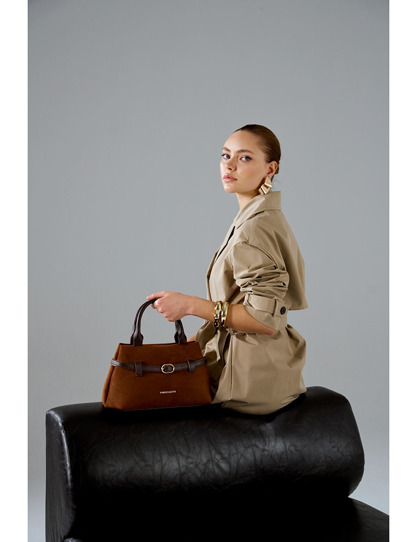 Tote Bag Senhora Vittoria Mini Castanho