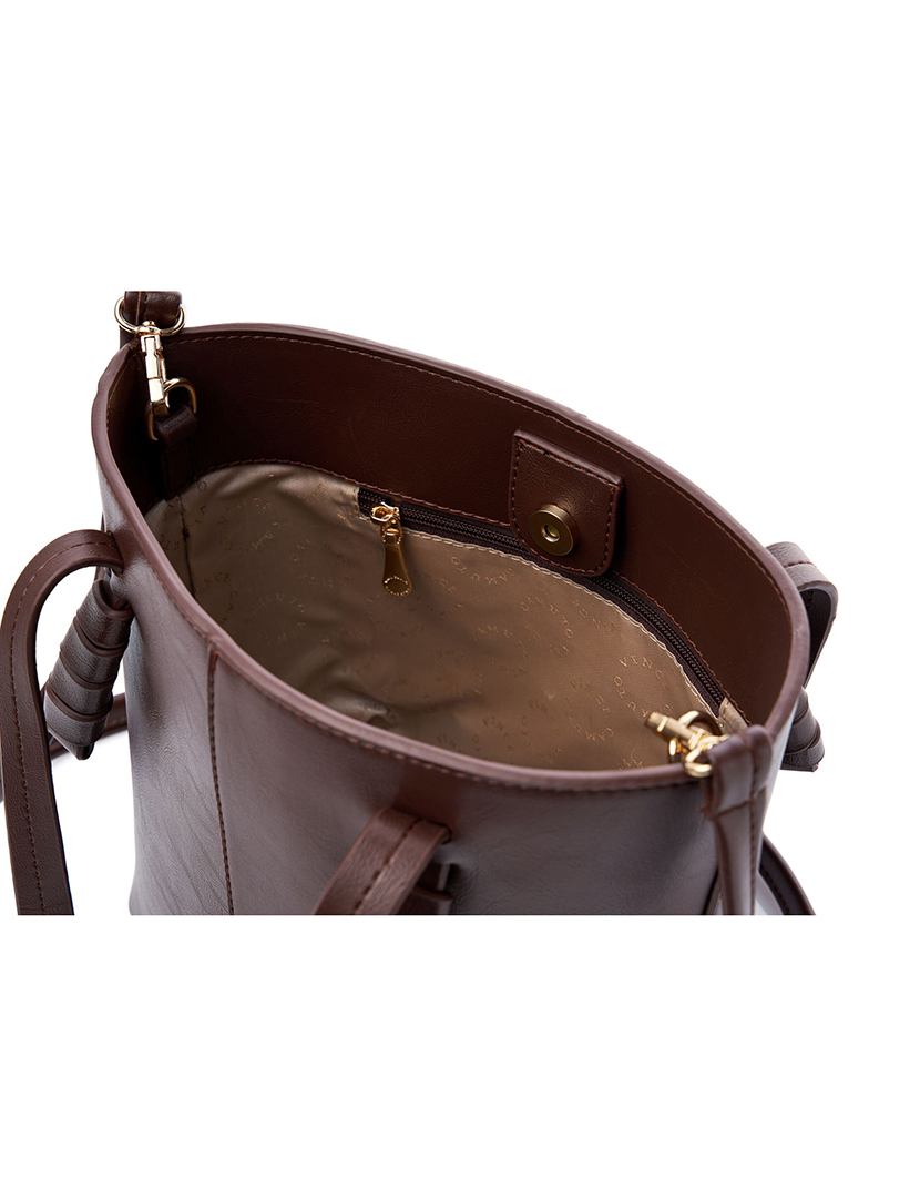 Mala Ombro Senhora Piedmont Castanho