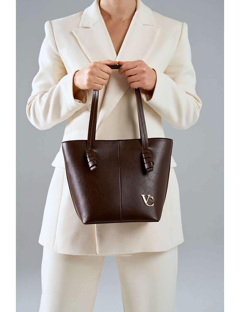 Mala Ombro Senhora Piedmont Castanho