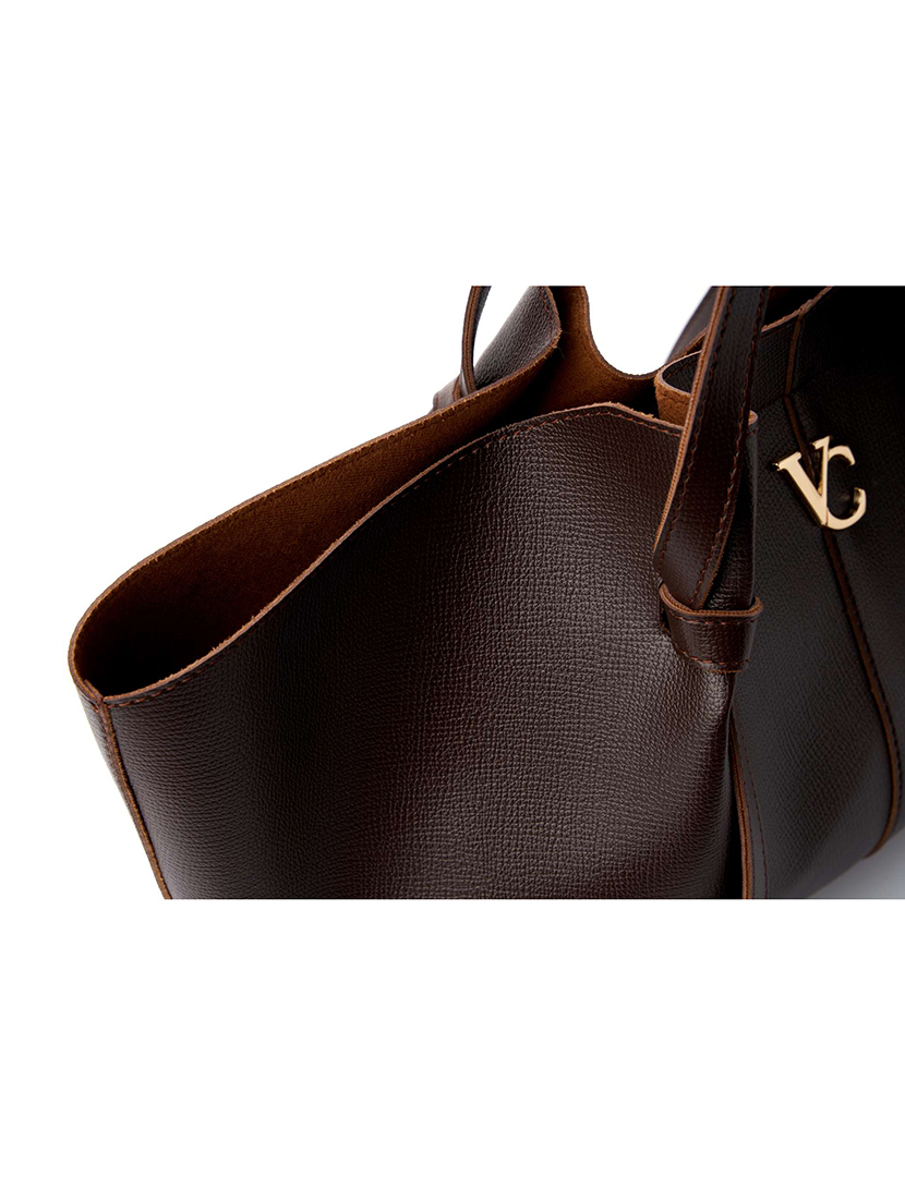 Mala Ombro Senhora Foggia Castanho