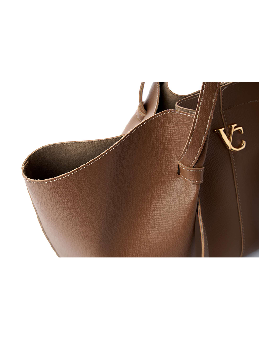 Mala Ombro Senhora Foggia Castanho