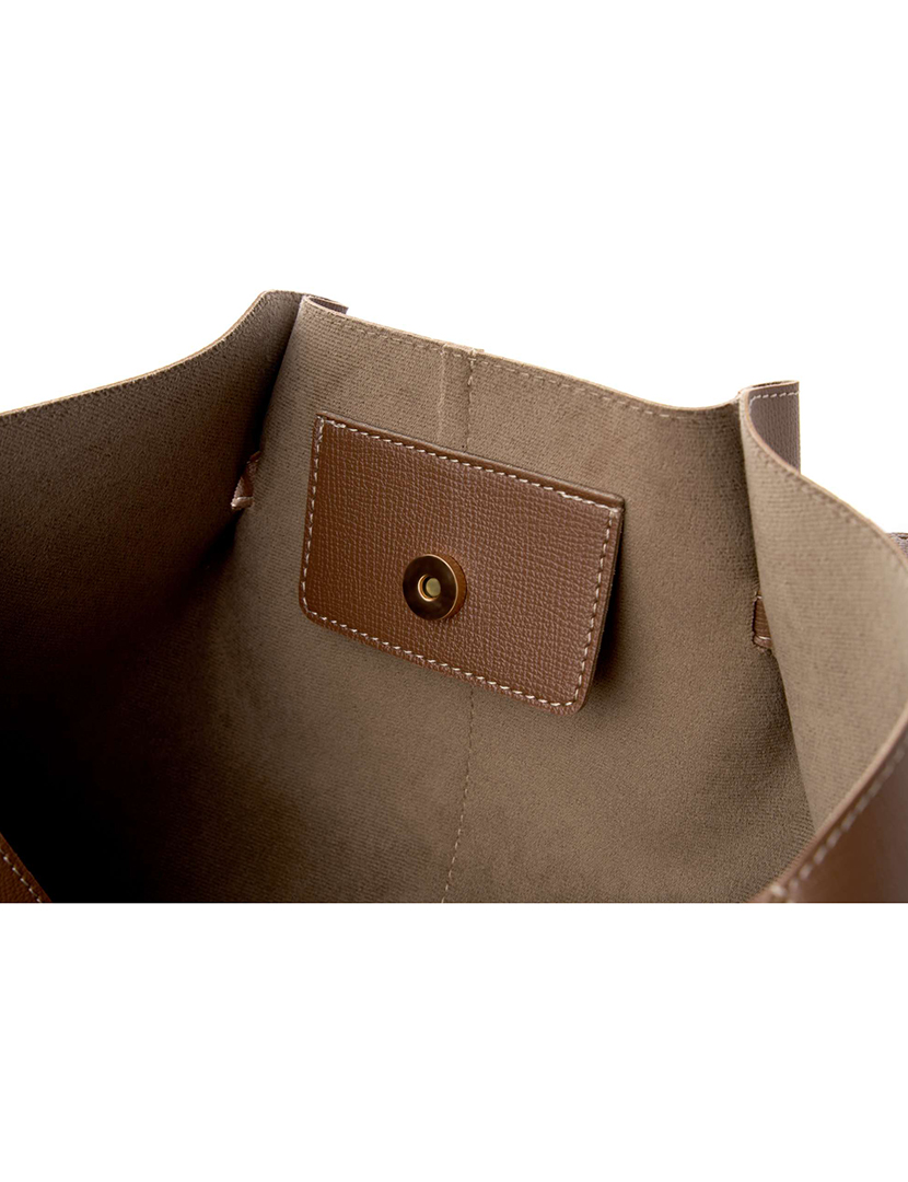 Mala Ombro Senhora Foggia Castanho