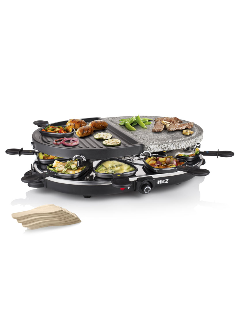 Raclette 8 Oval Pedra/Grill Party