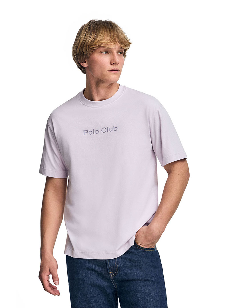 T-Shirt Minimal Combo Rubber Saul Lavanda