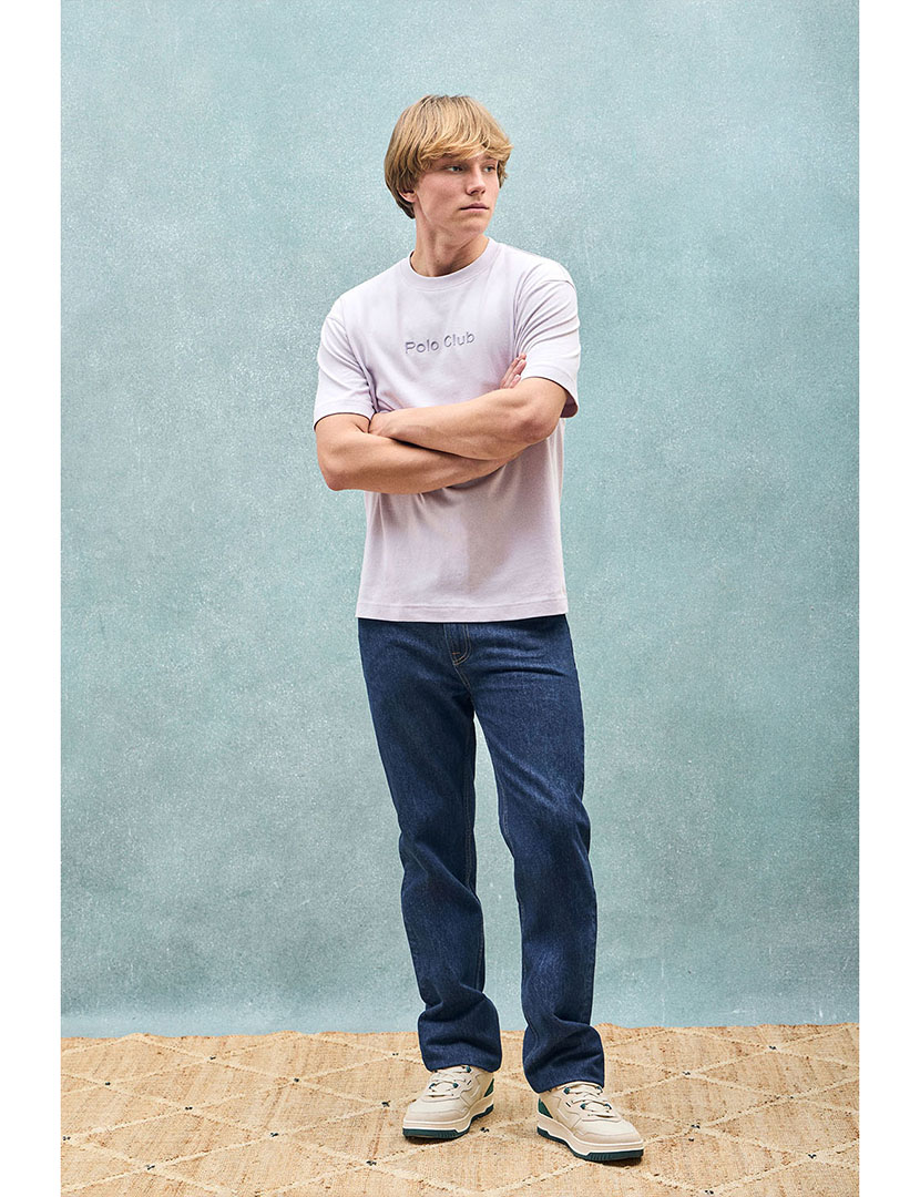 T-Shirt Minimal Combo Rubber Saul Lavanda