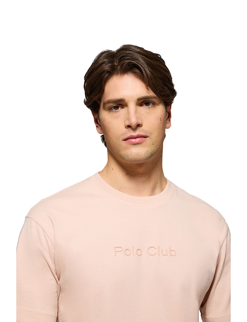 T-Shirt Minimal Combo Rubber Saul Rosa Claro