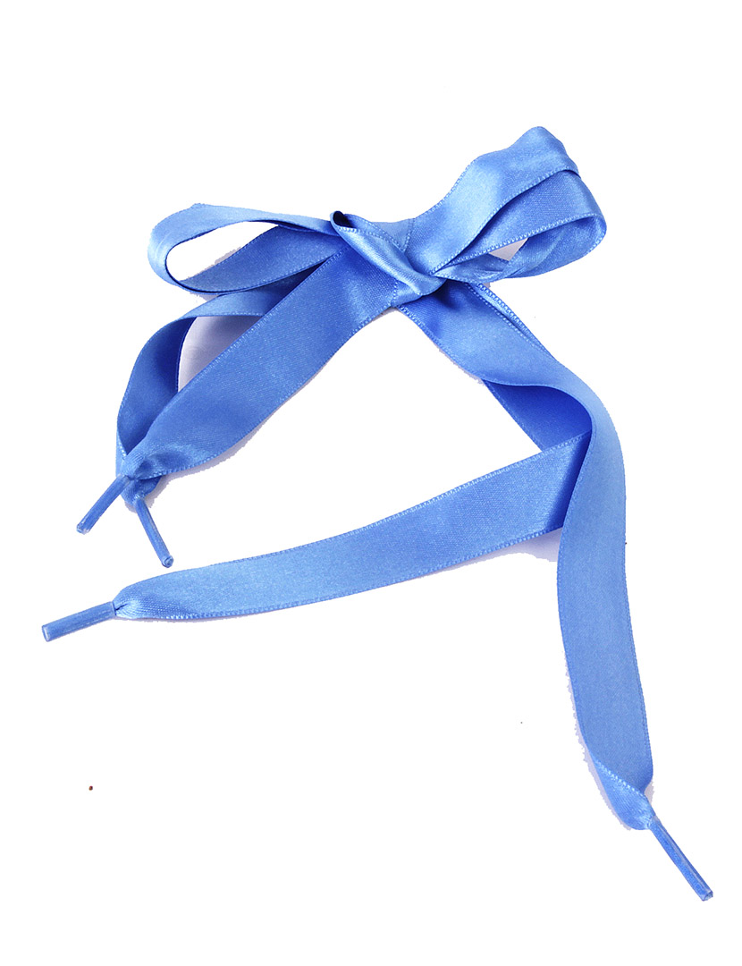 Atacadores Criança Cetim Azul