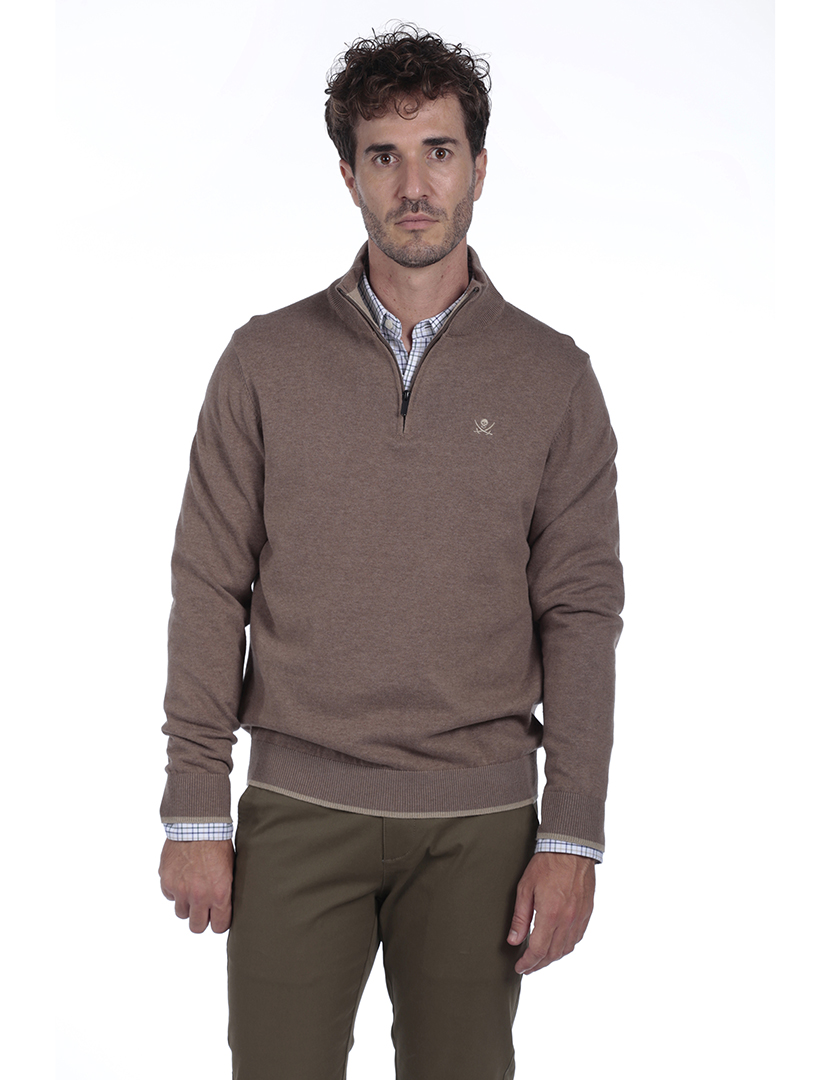 Pullover Homem Castanho