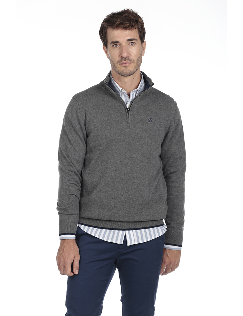 Pullover Homem Cinzento