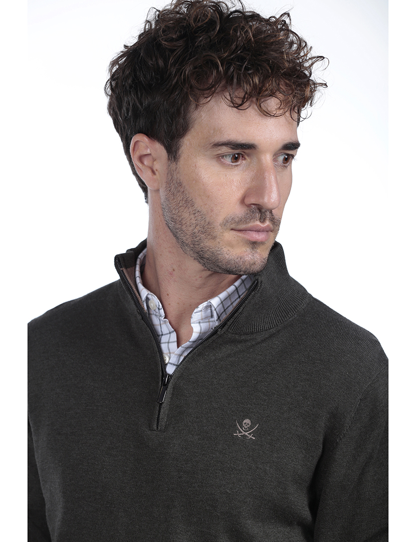 Pullover Homem Cinzento