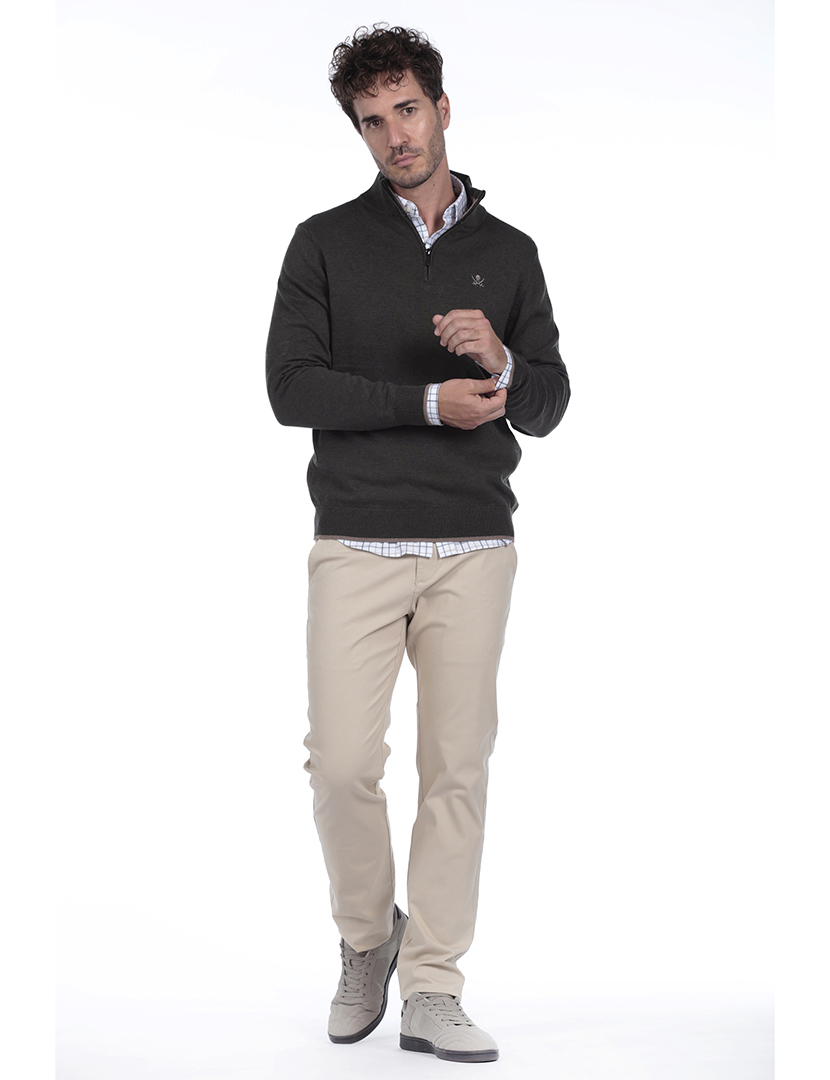 Pullover Homem Cinzento