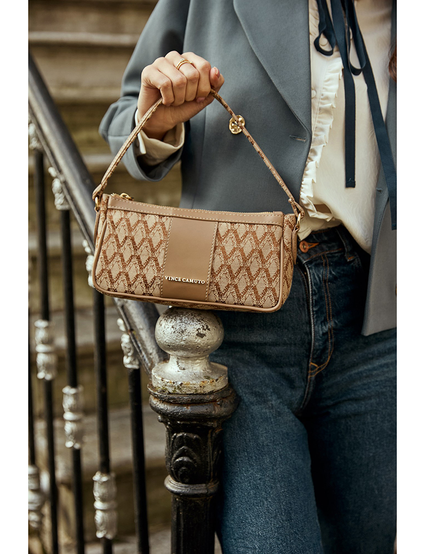 Mala Ombro Senhora Dolce Castanho Claro