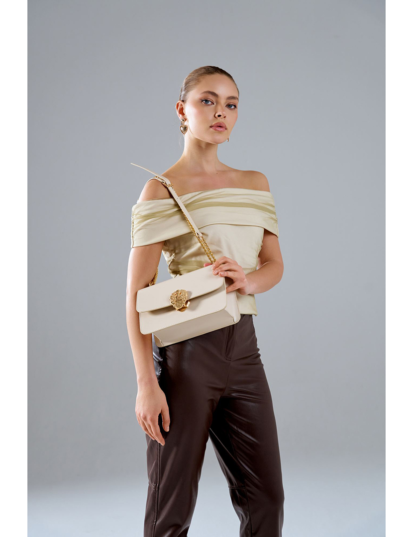 Mala Ombro Senhora Amore Bege