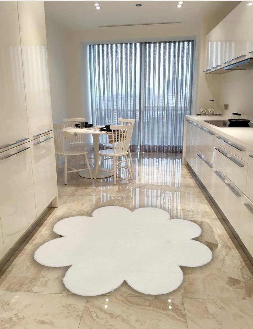 Tapete Daisy Plush Branco