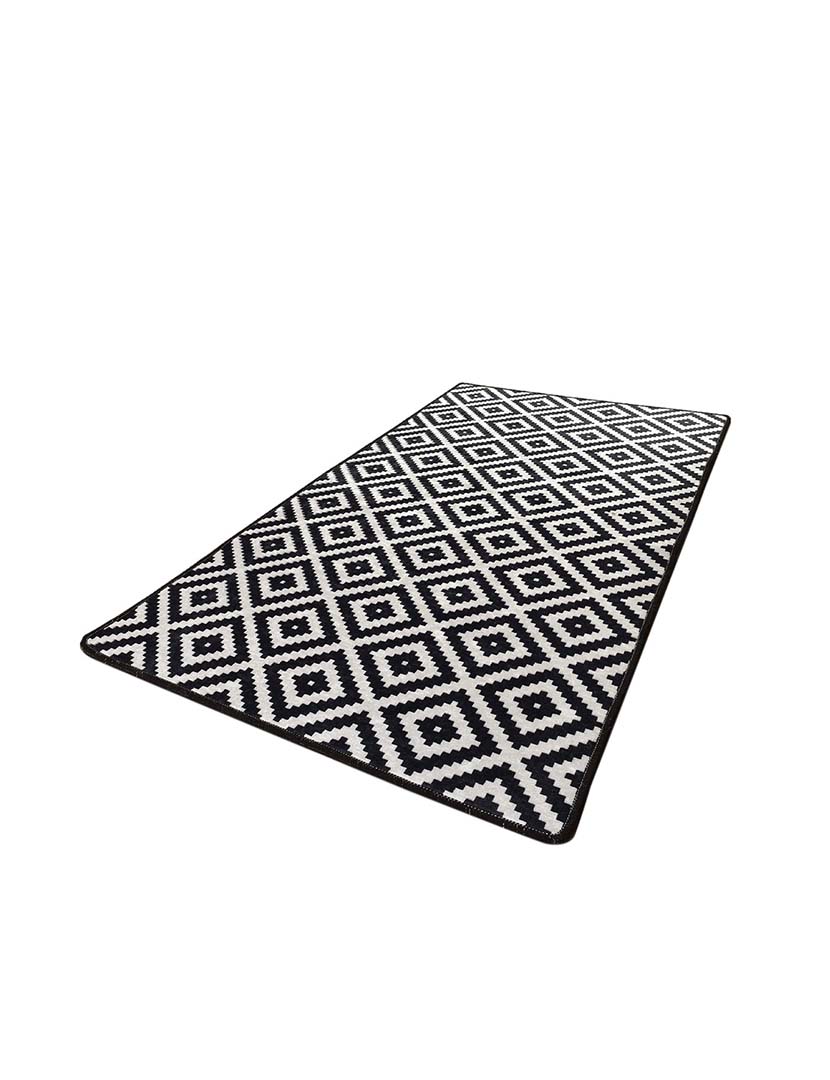 Tapete Preto Branco Djt