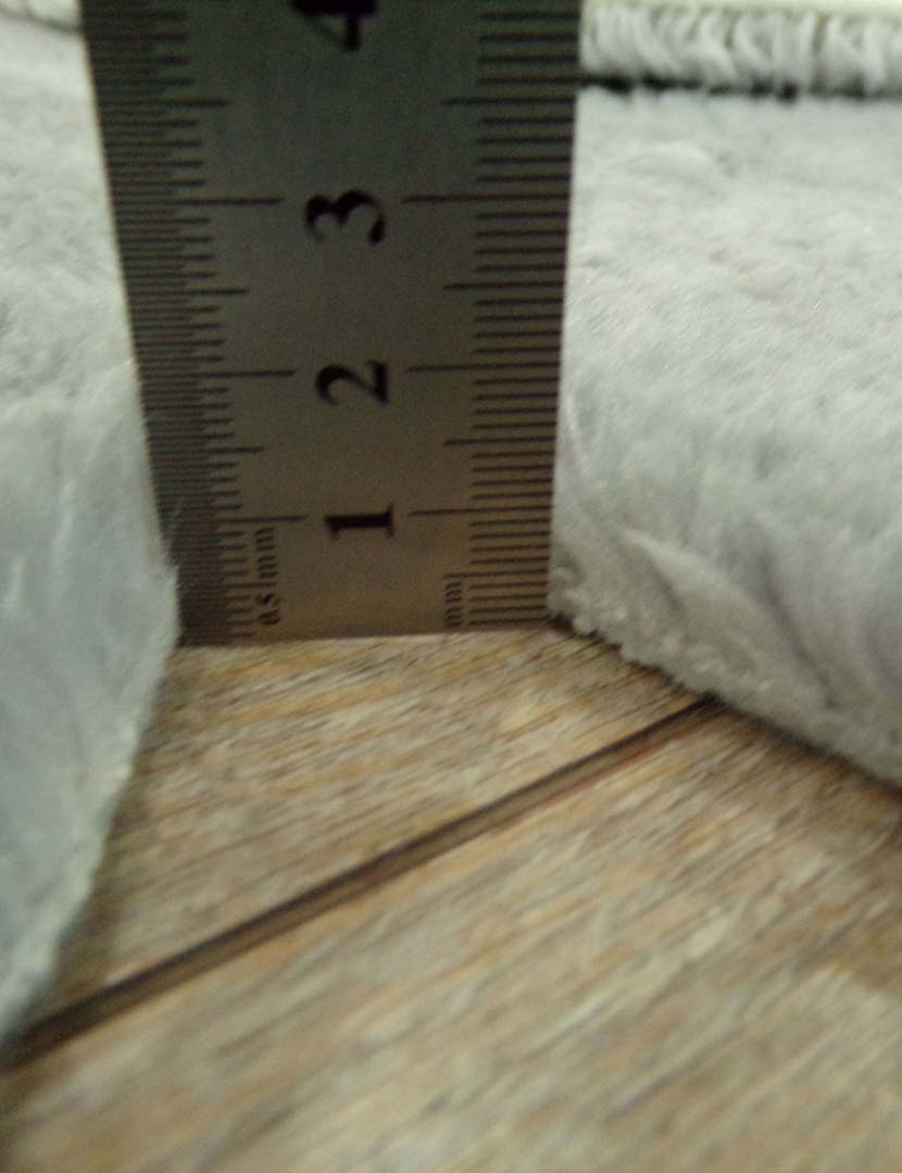 Tapete Daisy Plush Cinzento Claro