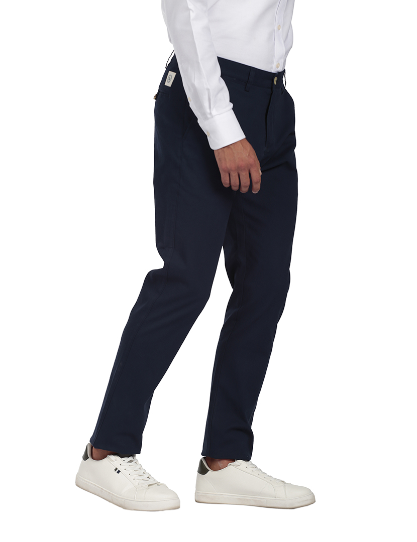 Calças Chino Homem Azul