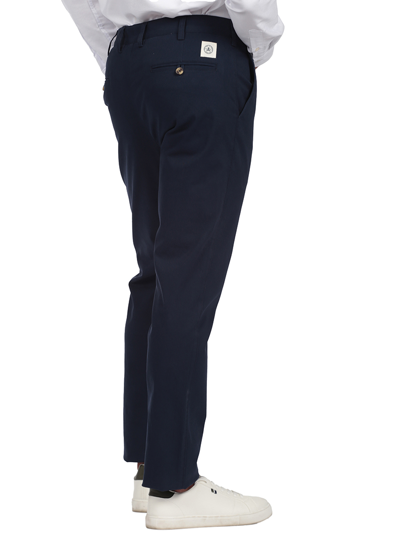 Calças Chino Homem Azul