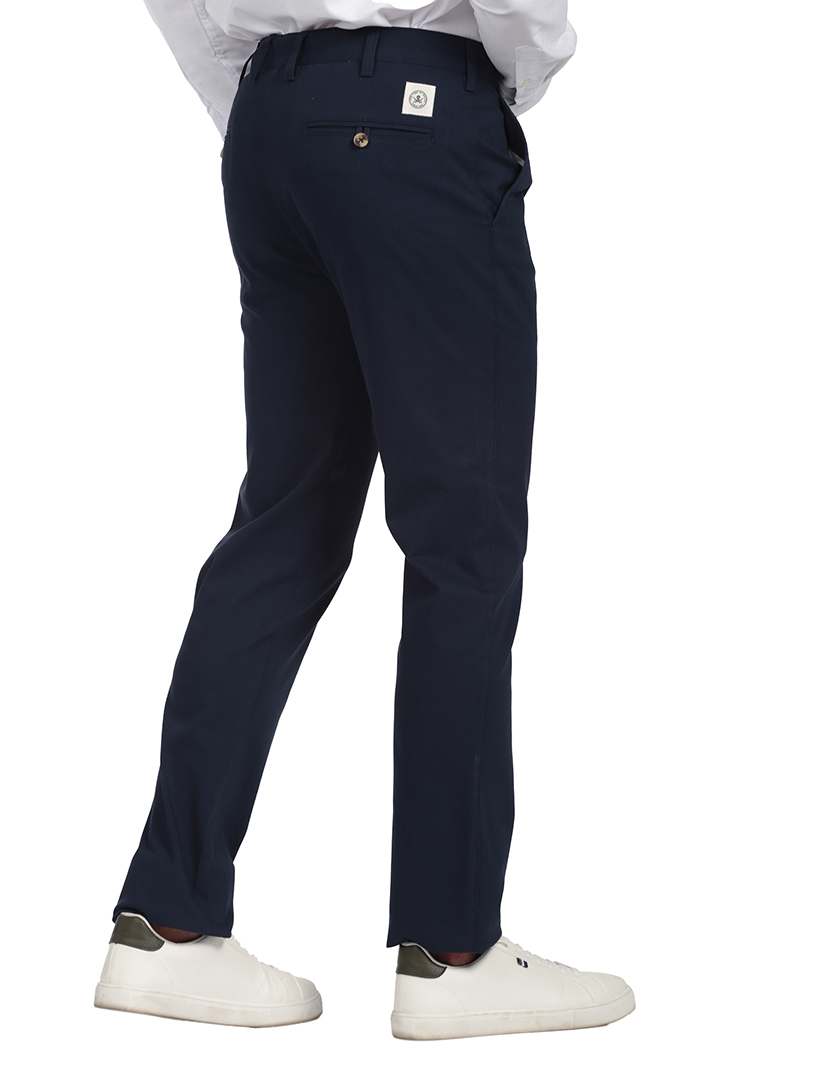 Calças Chino Homem Azul