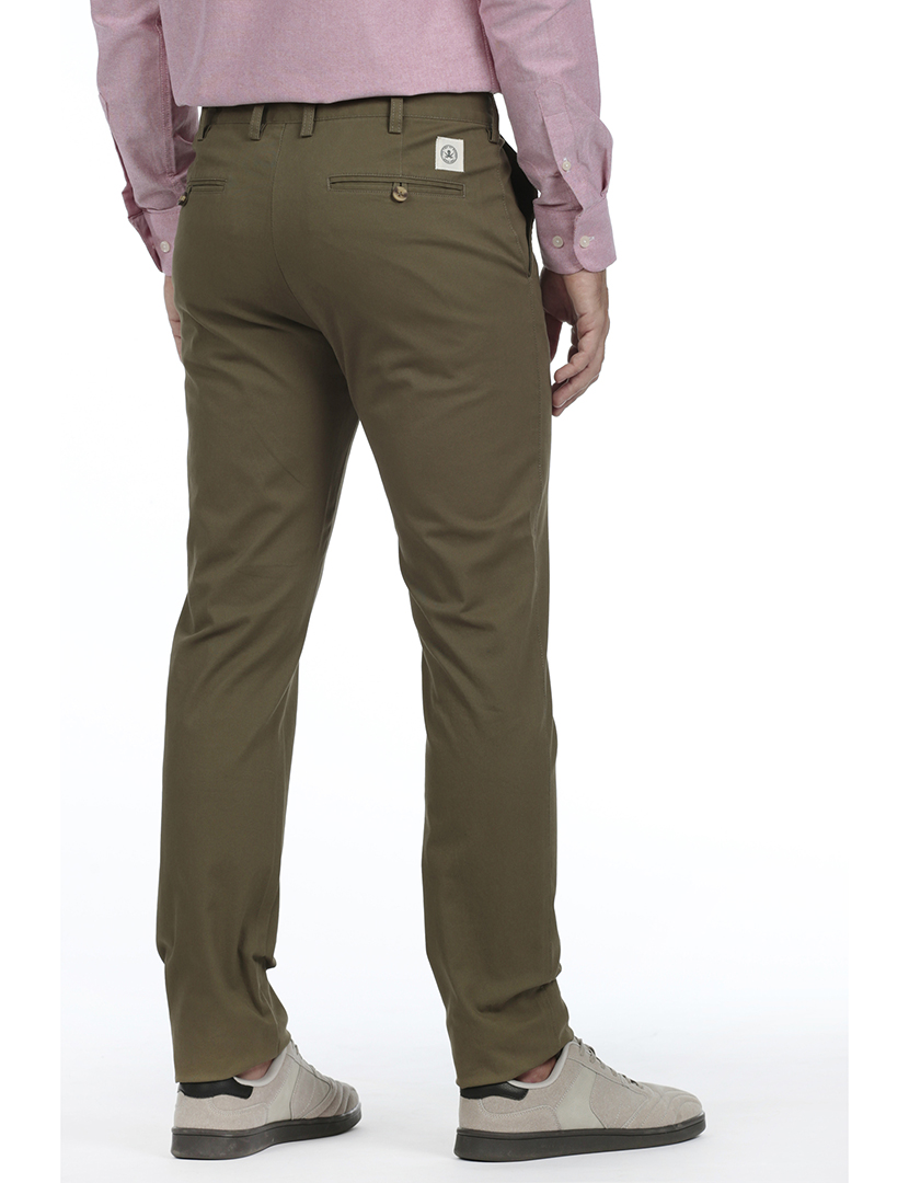 Calças Chino Homem Verde