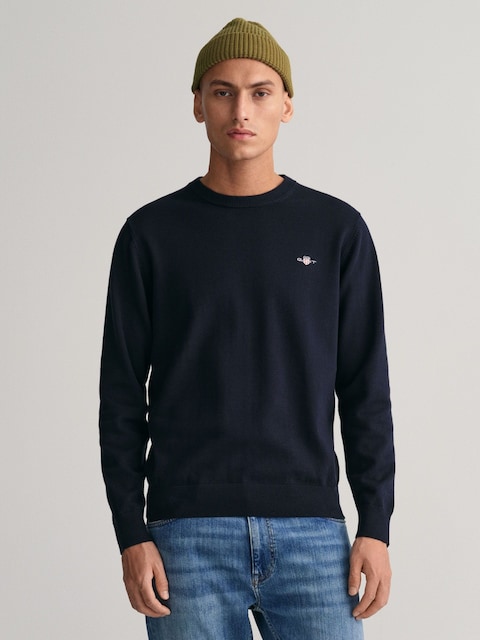 Sweatshirt gola redonda Azul Marinho