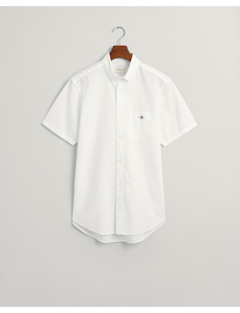 Camisa de Linho Regular Fit Branco
