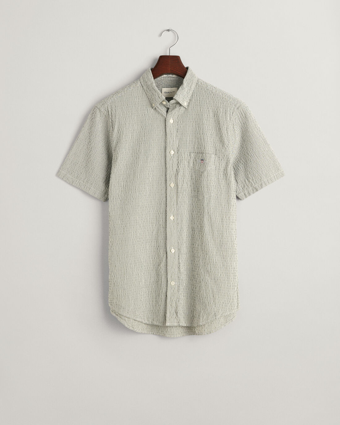 Camisa Manga Curta Regular Fit Verde