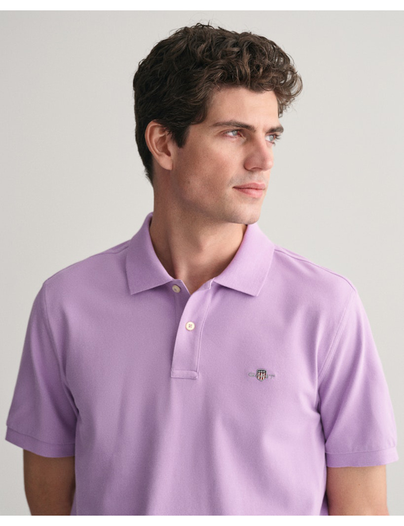 Pólo Clássico Regular Lilás