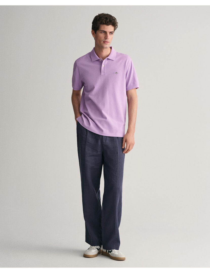 Pólo Clássico Regular Lilás